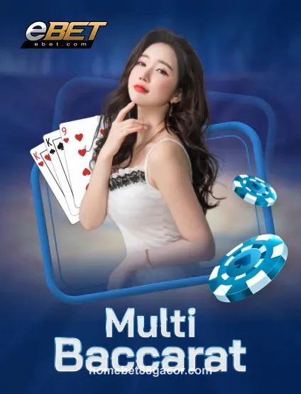 Imagem do jogo Ebet Multi Baccarat Portrait em homebet88